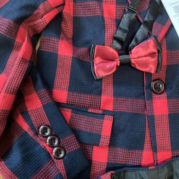 LUOBO BEI BEI, 4 PIECE CHECKED SUIT, KIDS, CHILDREN, TODDLERS, BOYS, WOMEN - Picture 4 of 16